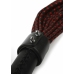 Hidden Desire Genuine Leather Knot Flogger 55cm Black-Red Handle