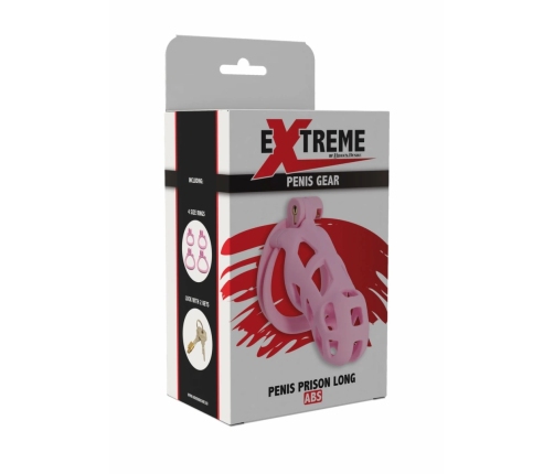 EXTREME by HIDDEN DESIRE Penis Prison Long Cage ABS Black Adjustable
