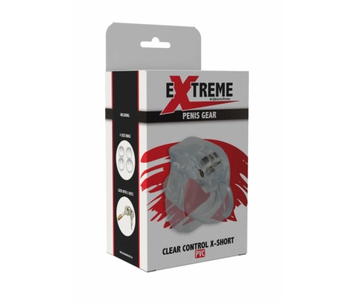 HIDDEN DESIRE Clear Control X-Short Cage Transparent Acrylic System