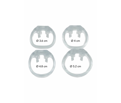 EXTREME by HIDDEN DESIRE Clear Control Cage Long Acrylic System