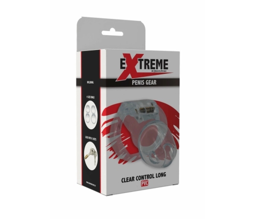 EXTREME by HIDDEN DESIRE Clear Control Cage Long Acrylic System