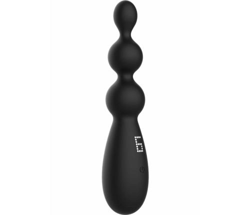 Extreme Triple Thrill Anal Vibrator Silicone 3-Sphere Black 8713221840851