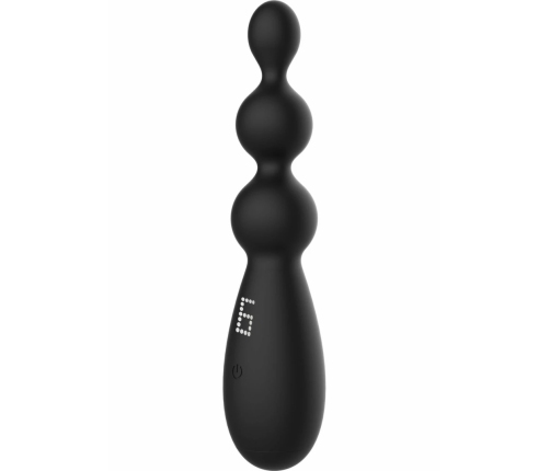 Extreme Triple Thrill Anal Vibrator Silicone 3-Sphere Black 8713221840851