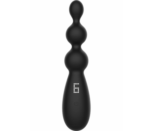 Extreme Triple Thrill Anal Vibrator Silicone 3-Sphere Black 8713221840851