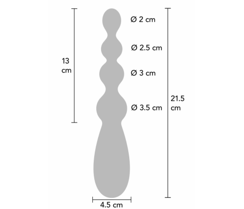 Extreme Tetra Thrill Anal Vibrator Silicone Multi-Speed Black