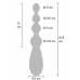 Extreme Tetra Thrill Anal Vibrator Silicone Multi-Speed Black