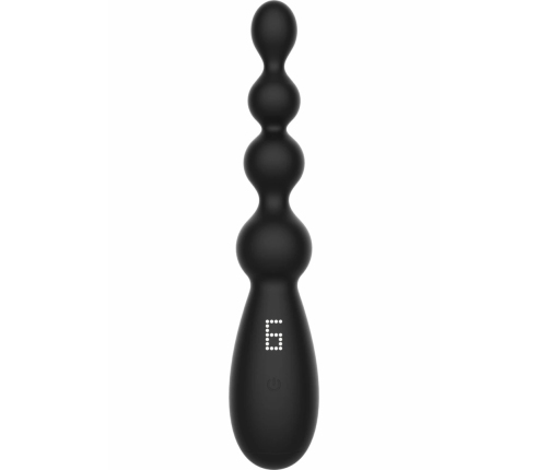 Extreme Tetra Thrill Anal Vibrator Silicone Multi-Speed Black