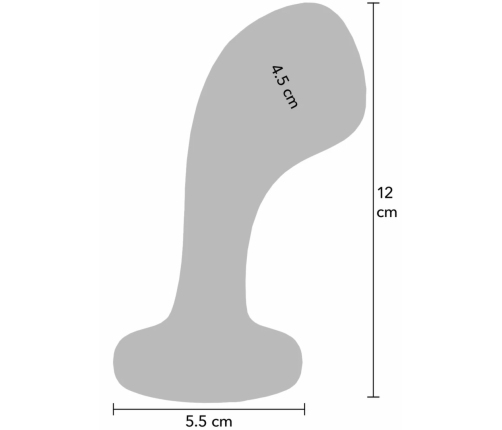 Bullshead Power Anal Plug Remote Control Silicone Black USB-C
