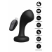 Bullshead Power Anal Plug Remote Control Silicone Black USB-C