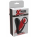 Ass Delight Prostate Plug Silicone Comfort Ring Black 12 cm