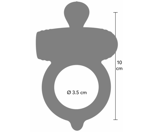 Excellence Power Pro C-Ring by HIDDEN DESIRE - Vibrating Silicone Ring