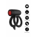 EXTREME Elite Power Twin C-Ring Black Silicone Dual Support System