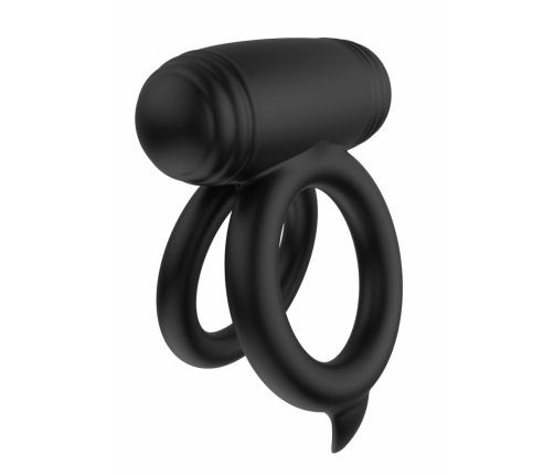 EXTREME Elite Power Twin C-Ring Black Silicone Dual Support System