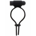 Shots Vibrating Adjustable C-Ring Silicone USB Waterproof Black