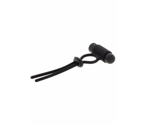 Shots Vibrating Adjustable C-Ring Silicone USB Waterproof Black