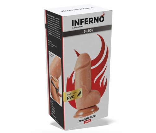 INFERNO by HIDDEN DESIRE PVC Model 14 cm - Anatomical Design, Harness-Compatible