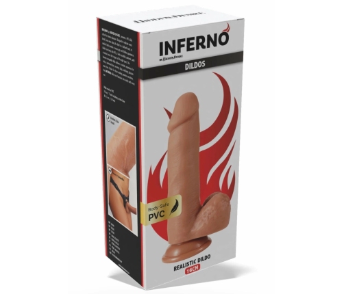 INFERNO by HIDDEN DESIRE PVC Model 16 cm - Anatomical, Harness-Compatible