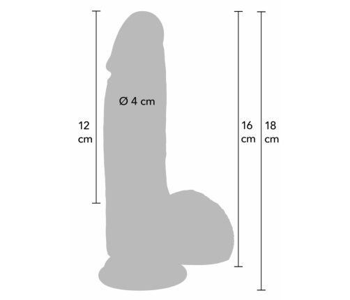 INFERNO by HIDDEN DESIRE Liquid Silicone Model 16 cm Dual-Density
