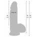 INFERNO by HIDDEN DESIRE Liquid Silicone Model 16 cm Dual-Density