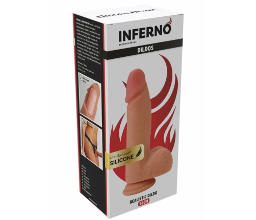 INFERNO by HIDDEN DESIRE Liquid Silicone Model 16 cm Dual-Density