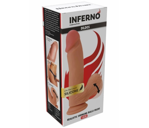 INFERNO by HIDDEN DESIRE Liquid Silicone Model 19 cm Dual-Density Black
