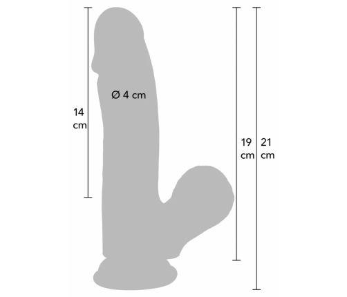 INFERNO by HIDDEN DESIRE Liquid Silicone Model 19 cm Dual-Density Black