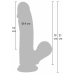 INFERNO by HIDDEN DESIRE Liquid Silicone Model 19 cm Dual-Density Black