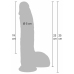 INFERNO by HIDDEN DESIRE Liquid Silicone Dual-Density Model 23 cm