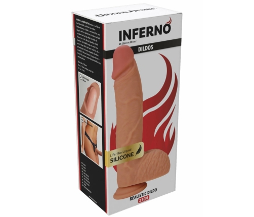 INFERNO by HIDDEN DESIRE Liquid Silicone Dual-Density Model 23 cm