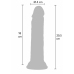 HIDDEN DESIRE INFERNO Liquid Silicone Model 20.5 cm with Suction Base
