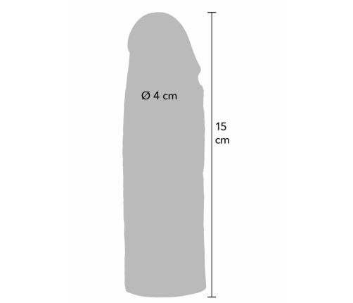 INFERNO by HIDDEN DESIRE Liquid Silicone Extension Sleeve 15 cm