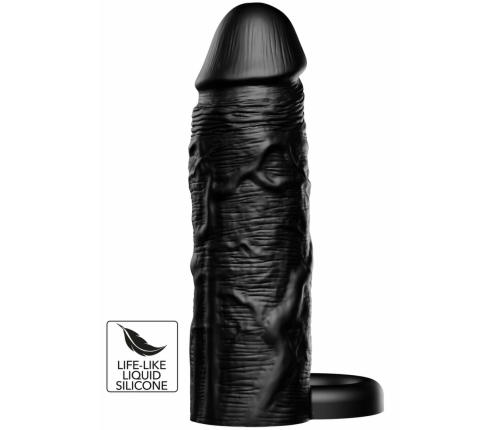 HIDDEN DESIRE INFERNO Liquid Silicone Extension Sleeve 15 cm with Ring