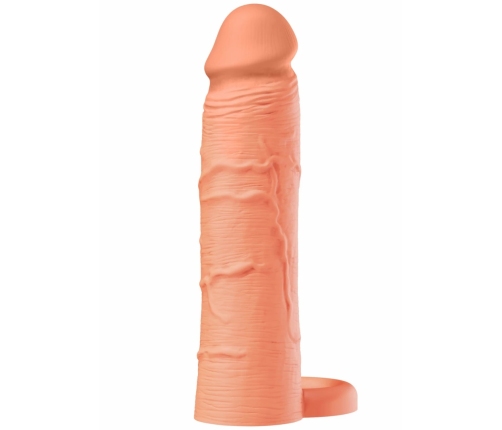 INFERNO by HIDDEN DESIRE Liquid Silicone Extension Sleeve 18 cm with Ring