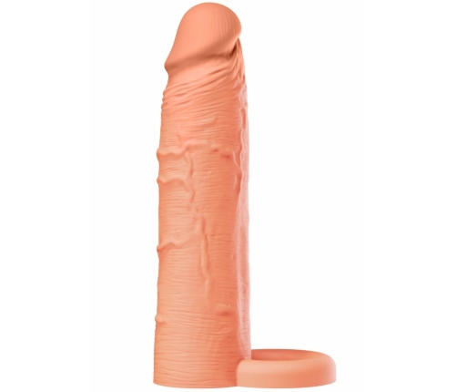 INFERNO by HIDDEN DESIRE Liquid Silicone Extension Sleeve 18 cm with Ring