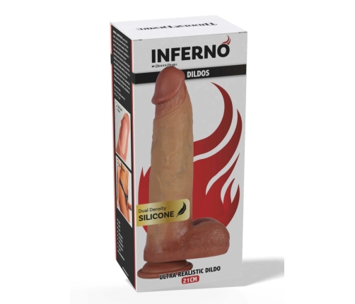 INFERNO by HIDDEN DESIRE Silicone Model 21cm Dual-Density, Natural Look