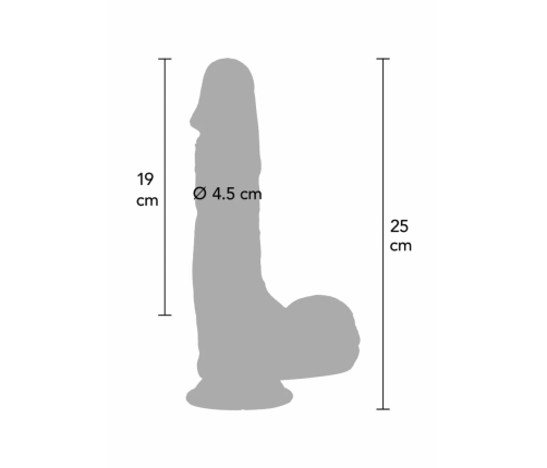 INFERNO by HIDDEN DESIRE Silicone Model 23cm Dual-Density, Natural Curve