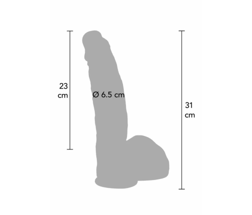 INFERNO by HIDDEN DESIRE Silicone Model 29cm Dual-Density, Natural Curve