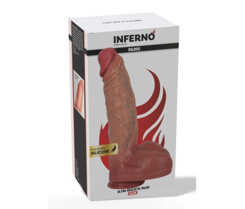 INFERNO by HIDDEN DESIRE Silicone Model 29cm Dual-Density, Natural Curve