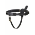 INFERNO Double Vibrating Strap-On Silicone 14cm Remote-Controlled Black