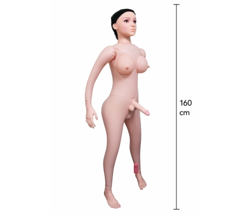 Shemale Taylor Inflatable Doll Life-Size Model with Vibrating Feature