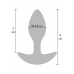 Hidden Desire Extreme Weighted Anal Plug 90g Silicone Black
