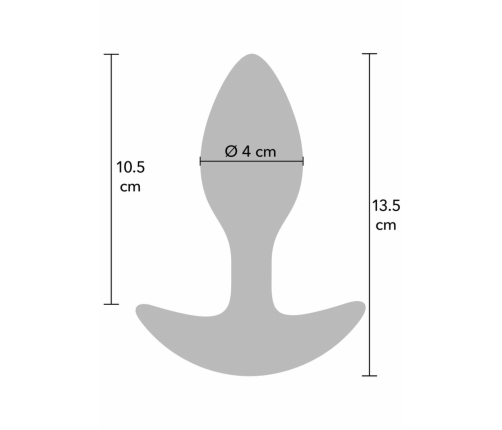 Hidden Desire Extreme Weighted Anal Plug 360g Silicone Safety Base