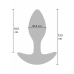 Hidden Desire Extreme Weighted Anal Plug 360g Silicone Safety Base