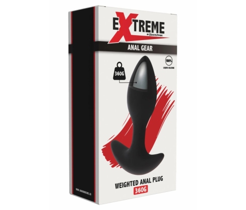Hidden Desire Extreme Weighted Anal Plug 360g Silicone Safety Base