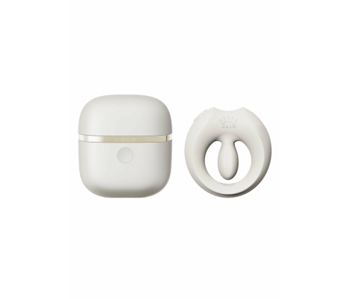 Zalo Apis Vibrating Couples Ring - App-Controlled Silicone, Waterproof, USB