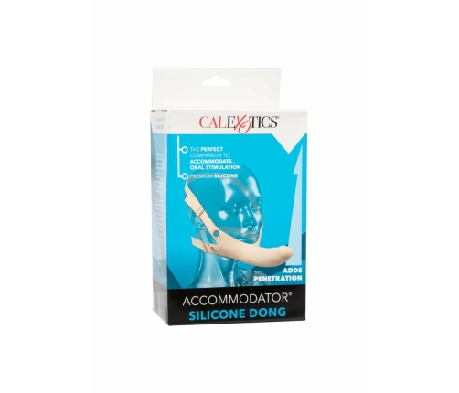 CalExotics Accommodator Silicone Dong Black - Adjustable System