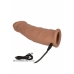 CalExotics Vibrating Extension 7 Inch 17.25cm Silicone Intimate Enhancer Black