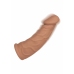 CalExotics Vibrating Extension 7 Inch 17.25cm Silicone Intimate Enhancer Black