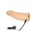 CalExotics Vibrating Extension 7 Inch 17.25cm Silicone Intimate Device USB-C Black