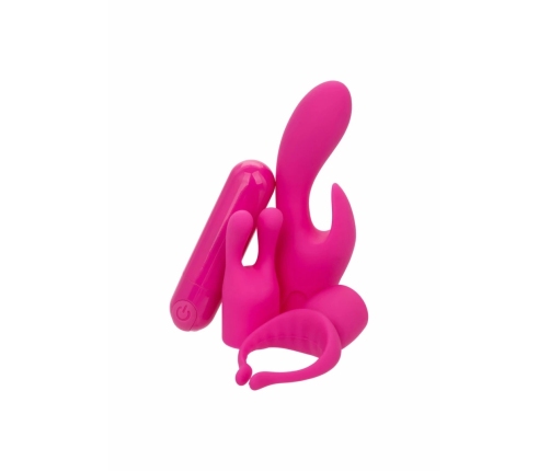 Lovers Collection Multi-Function Waterproof Kit with 3 Silicone Attachments